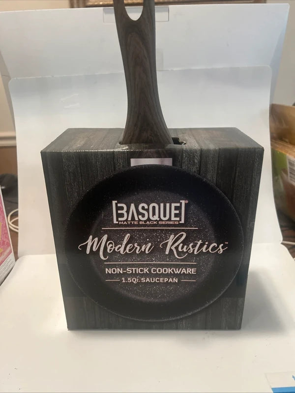 Basquet Modern Rustics non-stick cookware 1.5q saucepan