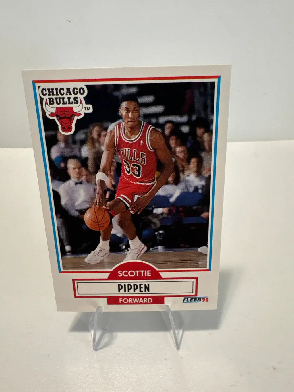 Fleer 1990 Scottie Pippen Chicago Bulls Basketball Card