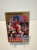 NBA Hoops 1990 Akeem Olajuwon Basketball Card All-Star Weekend Miami