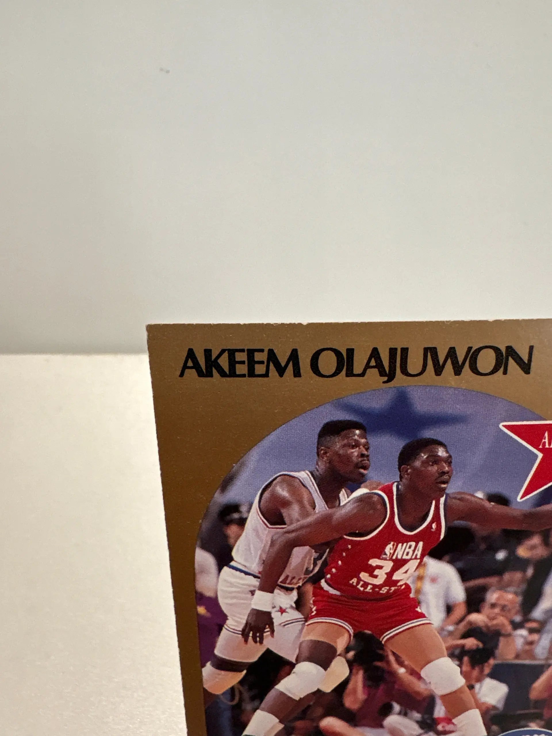 NBA Hoops 1990 Akeem Olajuwon Basketball Card All-Star Weekend Miami