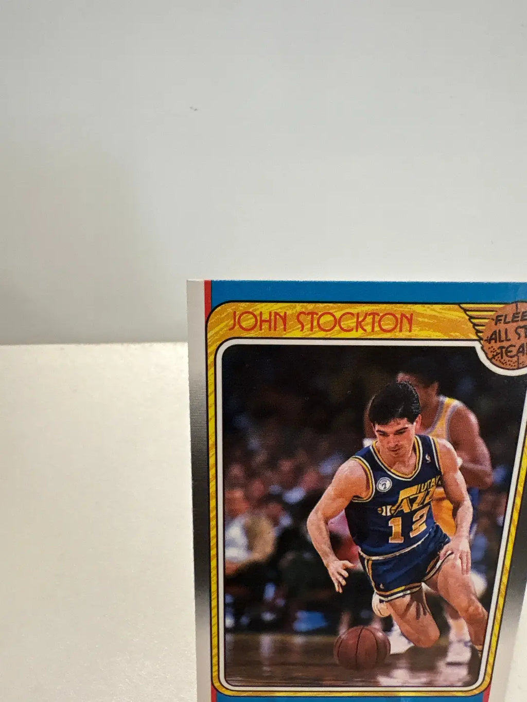 Fleer 198-89 Rookie All Star Team John Stockton Basketball Card Vintage
