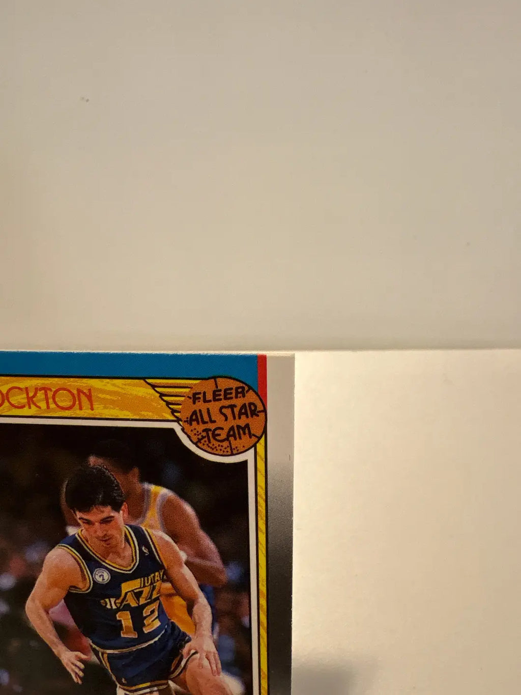Fleer 198-89 Rookie All Star Team John Stockton Basketball Card Vintage