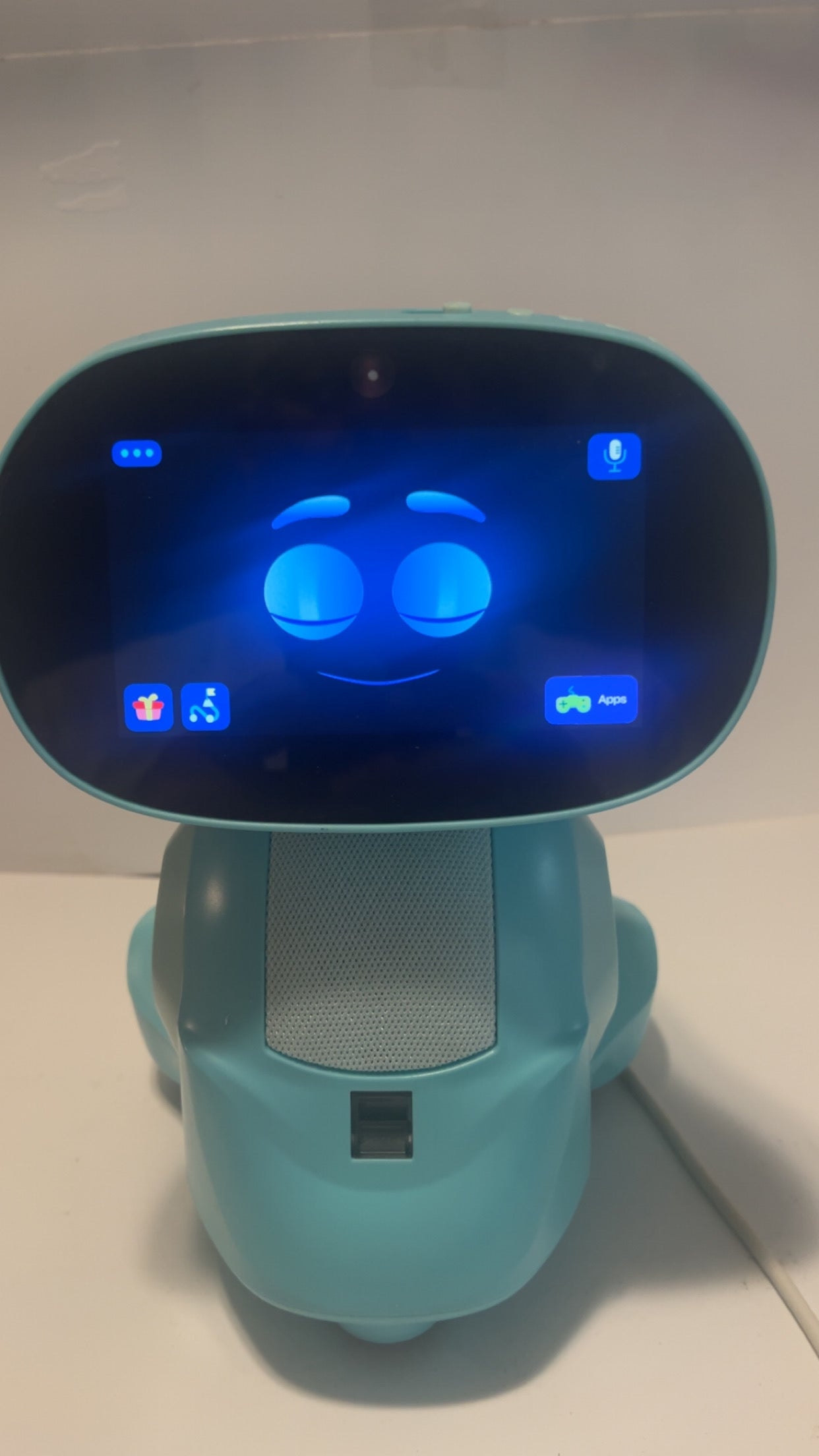 Miko 3 AI Powered Smart Pixie Blue Kids Robot with Learning Apps and Games