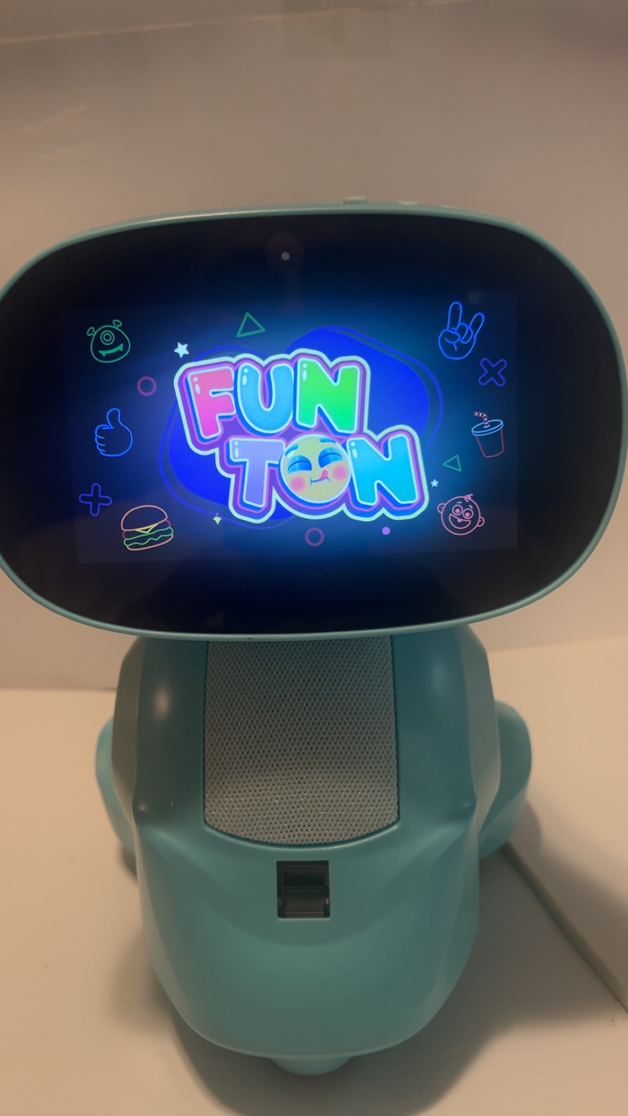 Miko 3 AI Powered Smart Pixie Blue Kids Robot with Learning Apps and Games