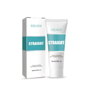 Eelhole Protein Hair Straightening Cream, Silk & Gloss Hair Straightening Cream 60ml