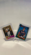Jim Abbott 2 card lot rc 1990