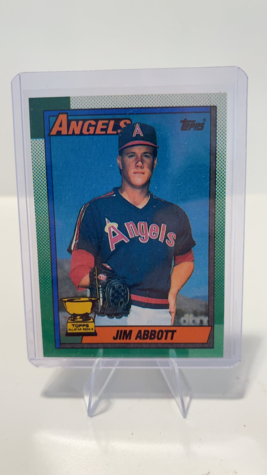 Jim Abbott 2 card lot rc 1990