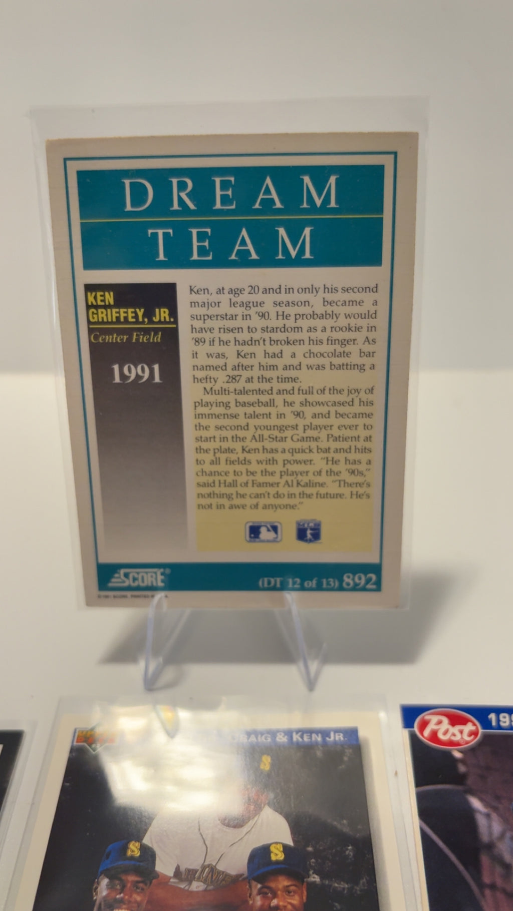 Ken Griffey Jr. 1990’s 4 card lot