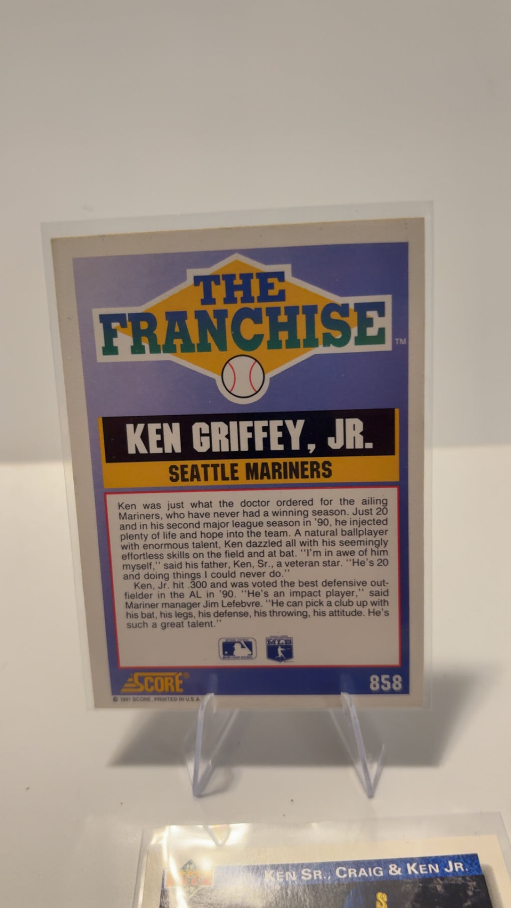 Ken Griffey Jr. 1990’s 4 card lot
