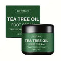 Rozino Tea Tree Oil Foot Cream | For Itchy Skin, Foot Odor & Toe Nail Care