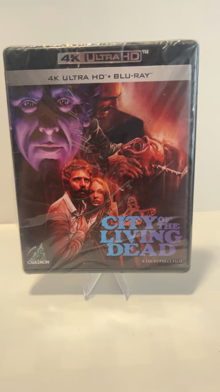 Cauldron Films City of the Living Dead 4K UHD Blu-ray 1980 Lucio Fulci Comm.
