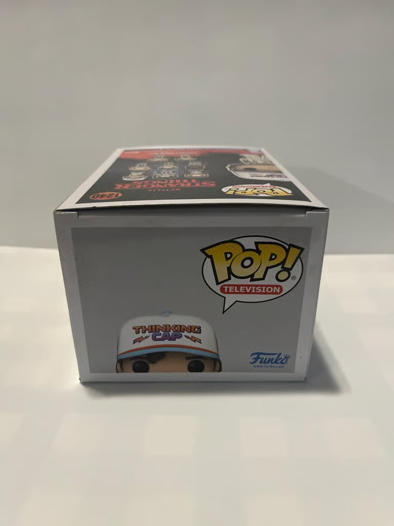 DUSTIN Funko Pop STRANGER THINGS Walkie Thinking Cap Hat HELLFIRE CLUB Netflix