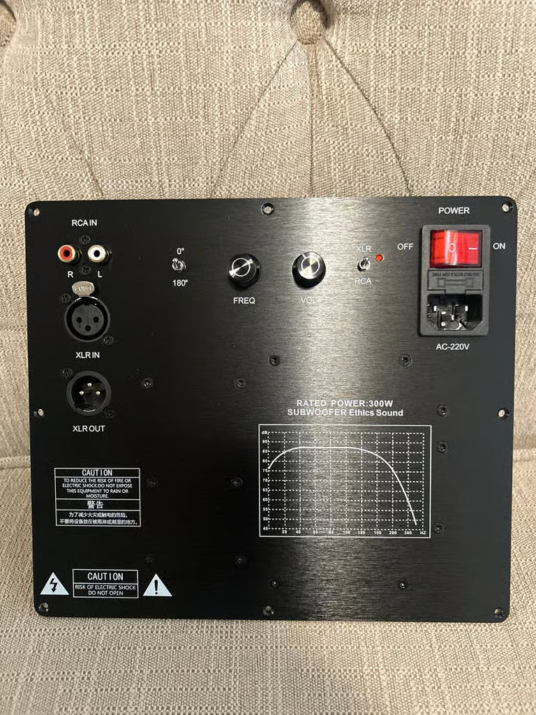 TPA3255 Subwoofer Active Speaker Amplifier Board Integrated Heat Sink Capacitor