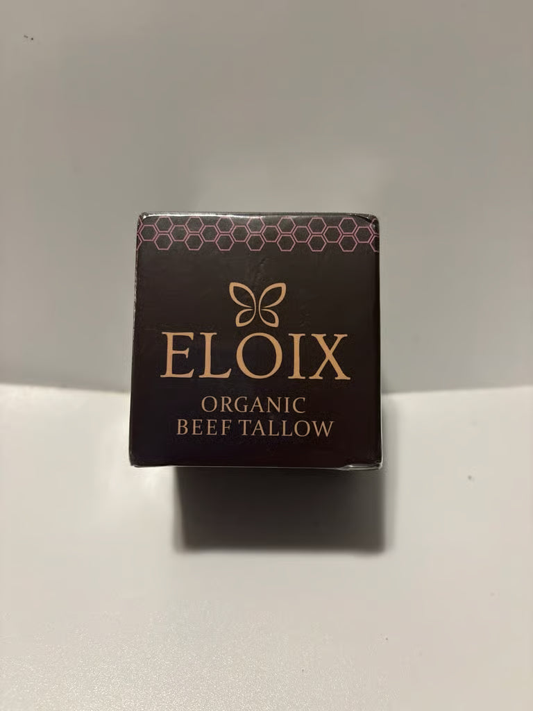 ELOIX Tallow Honey Balm Unscented Grass-Fed Beef Tallow Raw Honey Skincare
