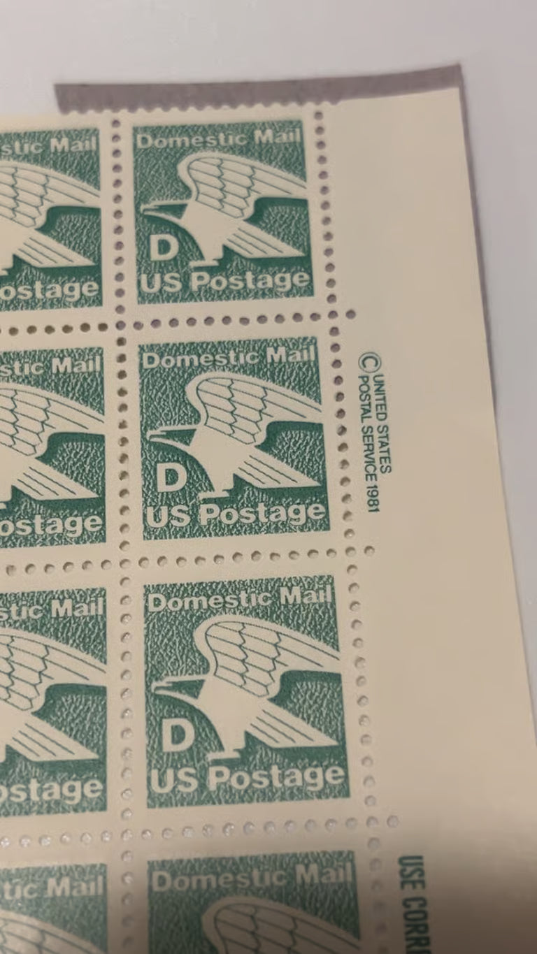 Scott #2111.... 22 Cent...."D" Eagle...SHEET OF 100
