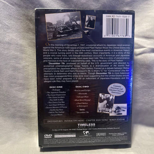 Attack on Pearl Harbor - A Day of Infamy (DVD, 2008, 2-Disc Set)