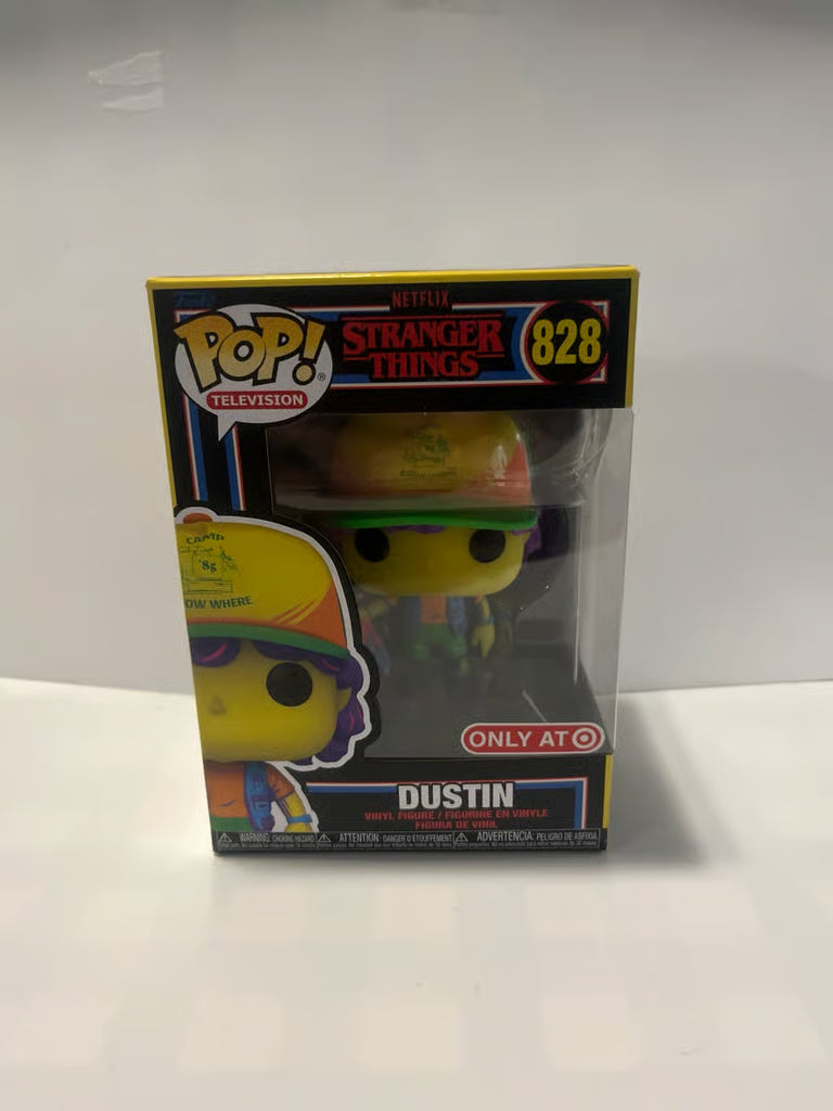 FUNKO POP! TELEVISION STRANGER THINGS DUSTIN #828 Target Exclusive Vinyl Figure
