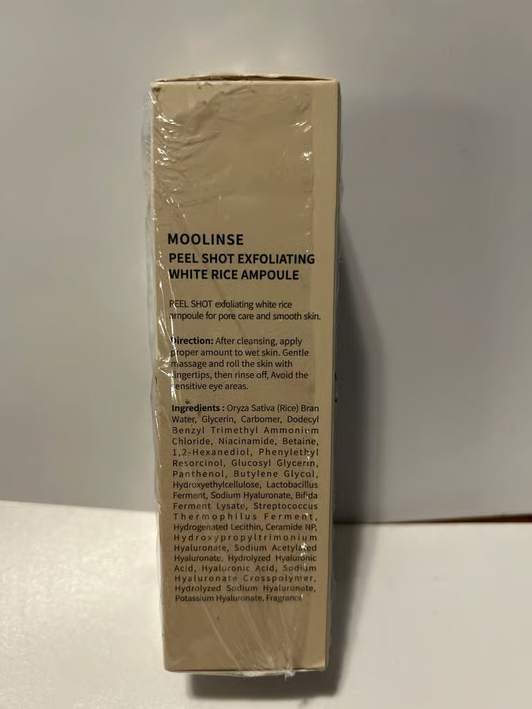 Moolinse Peel Shotp Exfoliant Rice 2.7 oz 80ml
