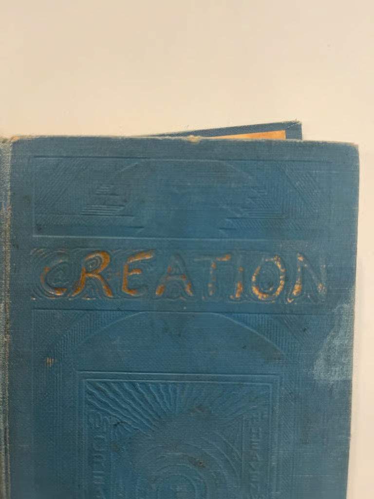 Vtg HC book, Creation by J. F. Rutherford, 1927 Watch Tower Society