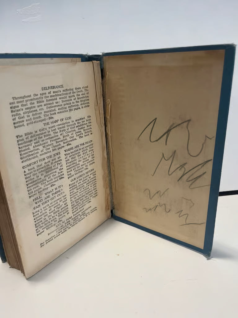 Vtg HC book, Creation by J. F. Rutherford, 1927 Watch Tower Society