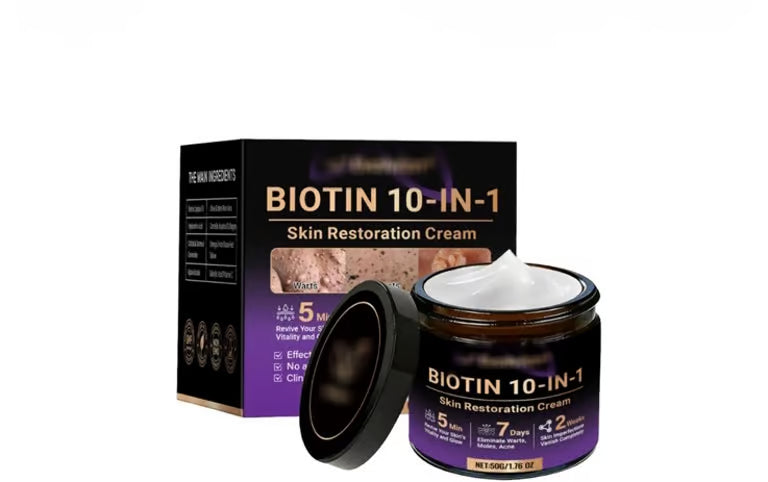 Biotin 10-in-1 Skin Restoration Cream, 2026 New Skin Treatment Creamra