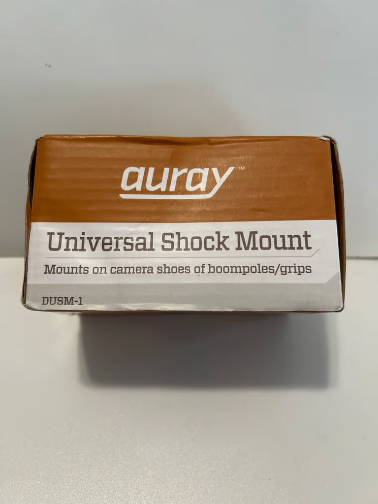 Auray DUSM-1 Universal Shock Mount for Shotgun Microphones, Lightweight, Durable