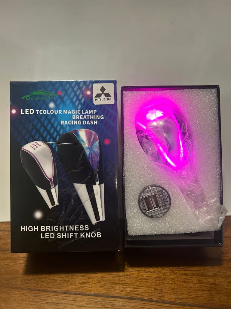 MITSUBISHI Led Light Multi Color Touch Activated Sensor Manual Gear Shift Knob
