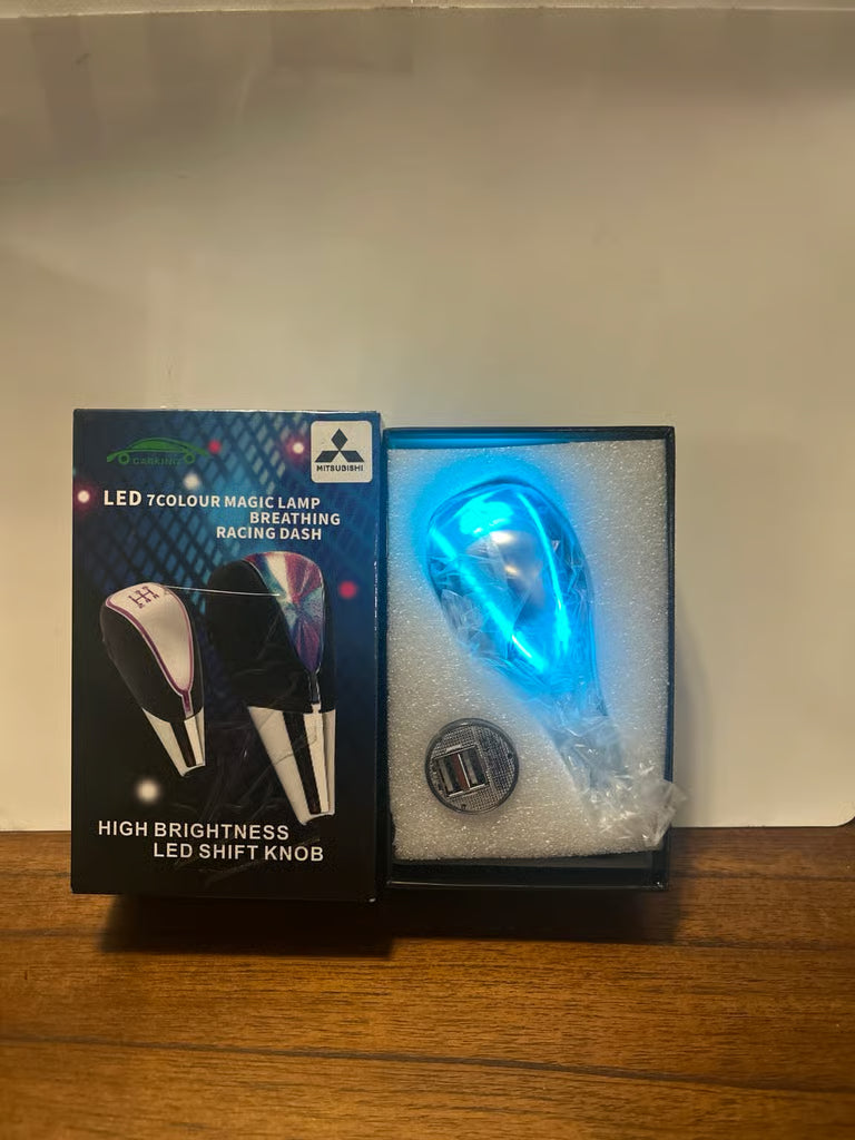 MITSUBISHI Led Light Multi Color Touch Activated Sensor Manual Gear Shift Knob