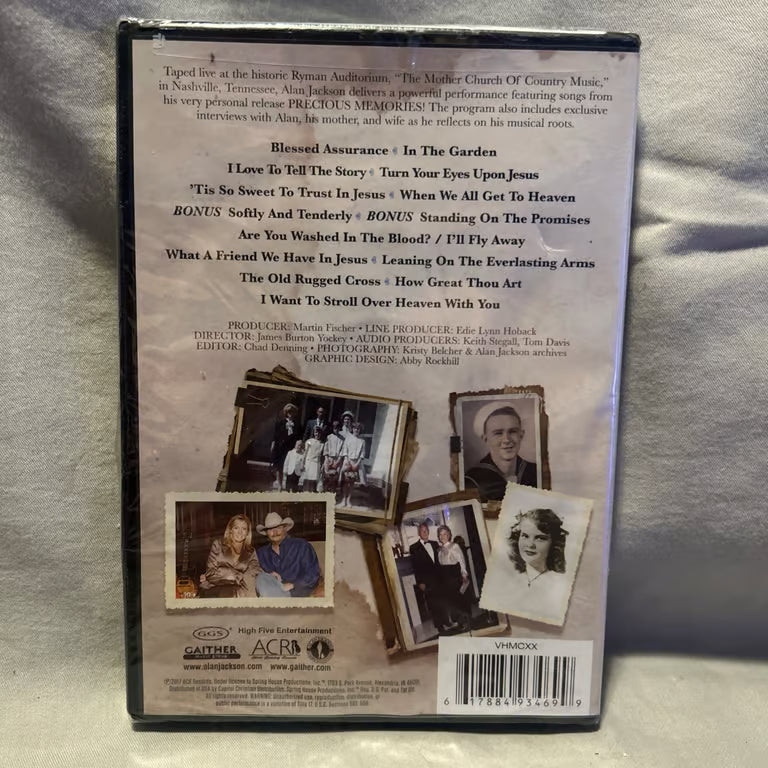 Alan Jackson: Precious Memories - Live at the Ryman DVD 2006