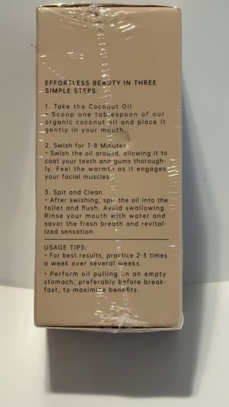 Holy Mouthwash Pulling Oil, AlcoholFree Oil Pulling Rinse for Fresh Breath
