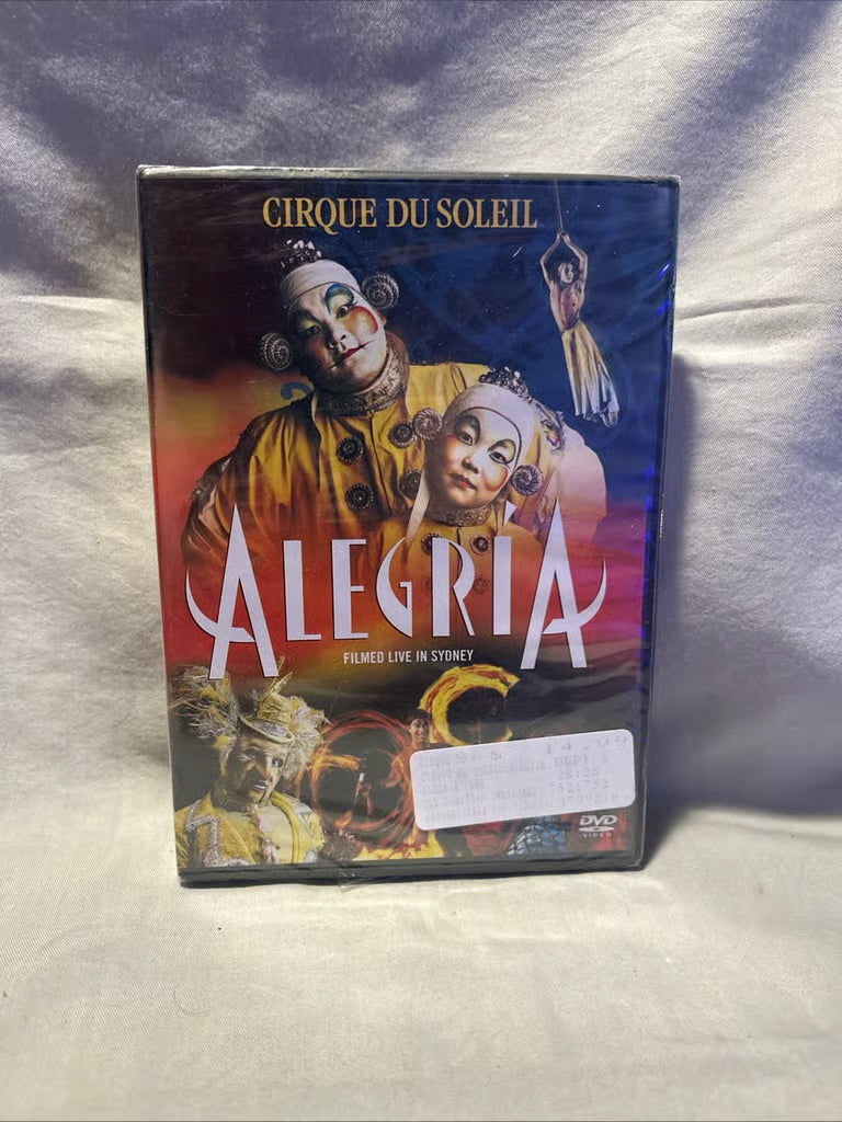 CIRQUE DU SOLEIL ALEGRIA - DVD SIGILLATO
