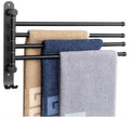 Indoor Outdoor Towel Holder Swing Out Towel Rack with Five Towel Bars for Hot tu