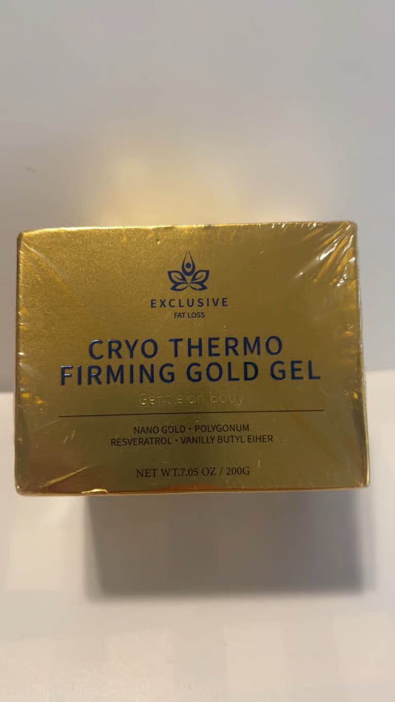 Exclusive Cryo Thermo Firming Gold Gel Nano Gold Resveratrol 7.05 oz