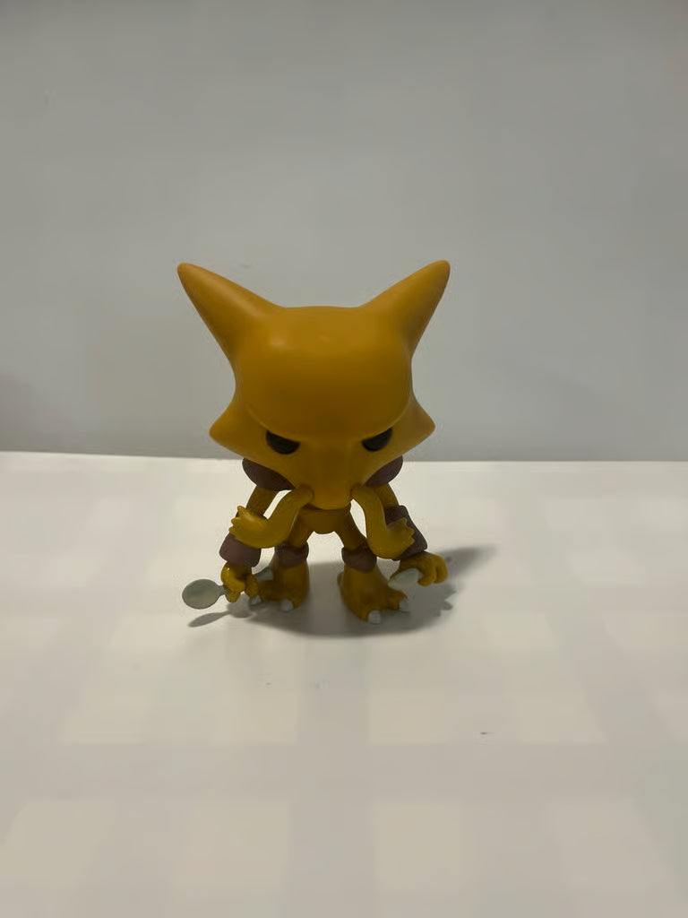 Lot of 4 Funko Pops loose no box- Blue, Patrick, moonwalker, and Alakazam Pre-owned