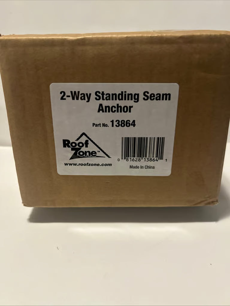Roof Zone 2-way Standing Seam Anchor #13864
