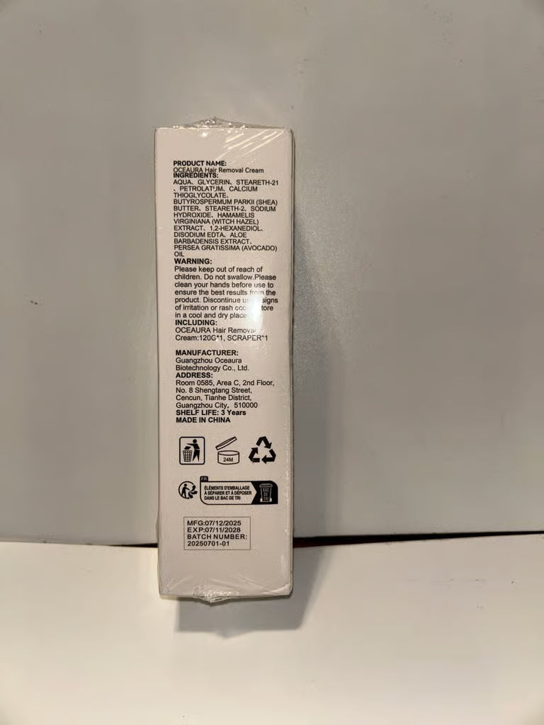 OceAura Body Hair Removal Cream, Gentle Body Hair Removal Hand Hair Leg Hair
