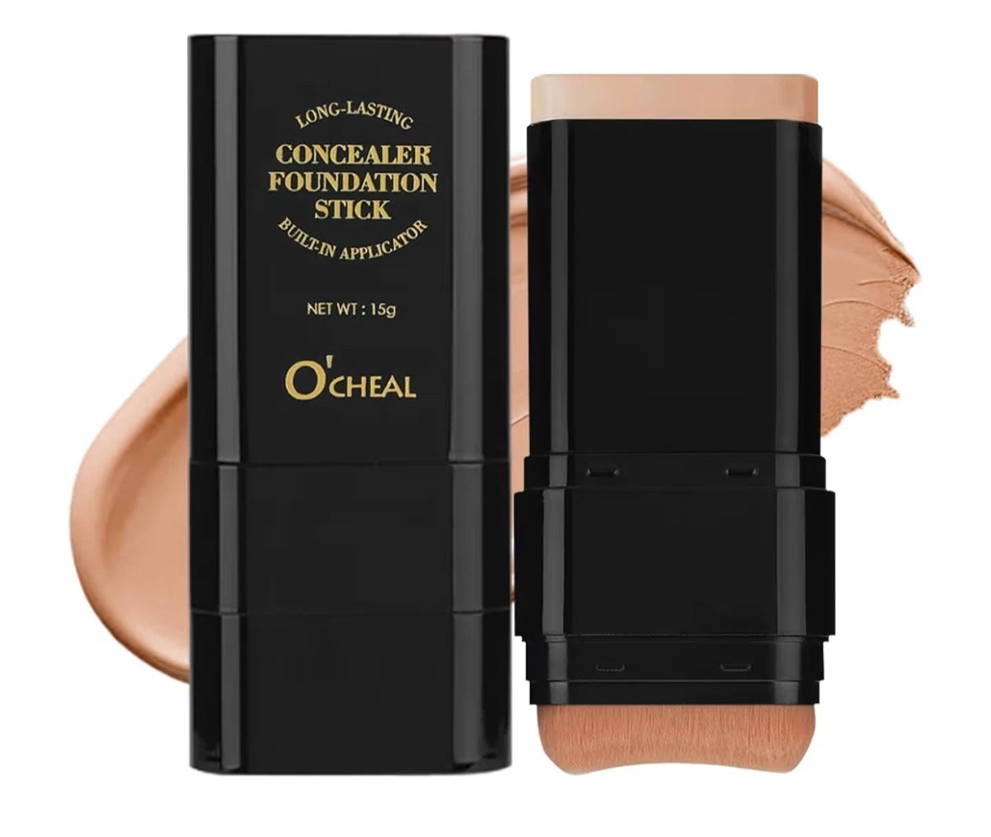 O'CHEAL Contour Stick Foundation 04# Wheat Long-Wear Lightweight Face Concealer